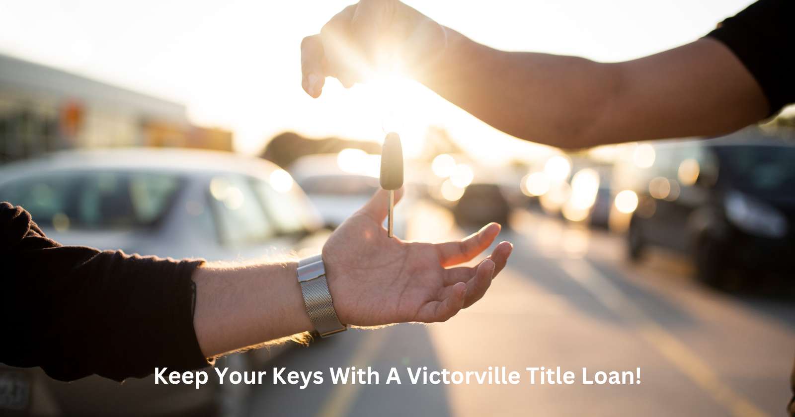 Keep the keys to your car once approved for a title loan.